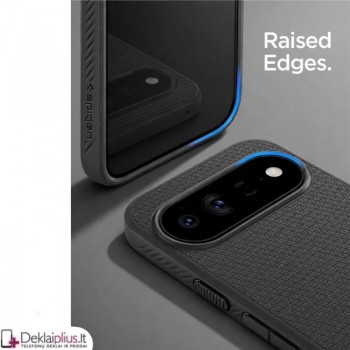 Spigen Liquid Air guminis dėklas - juodas (Google Pixel 11 Pro)
